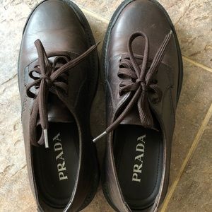 Authentic Prada derby shoes